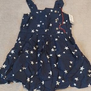 Carter's Navy Starry Kids Dress
